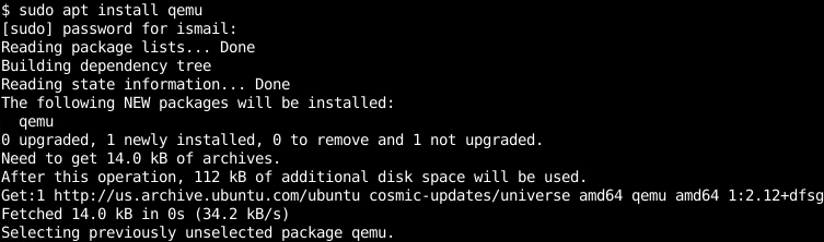 Install Qemu For Ubuntu, Debian, Mint, Kali