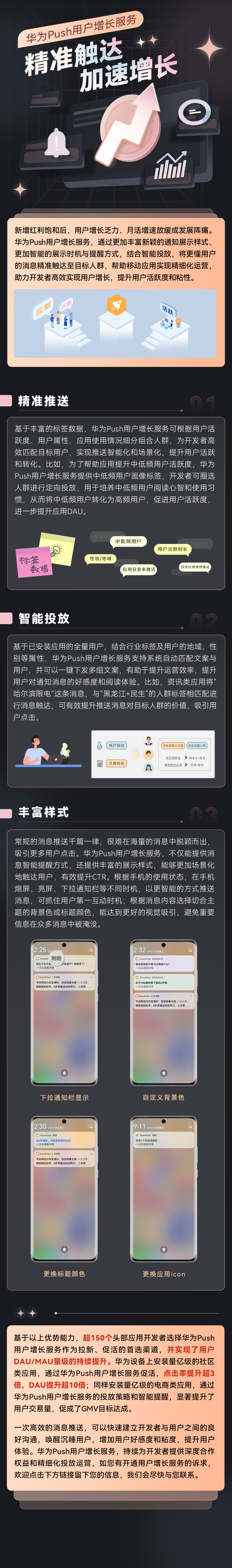 华为Push用户增长服务：精准触达，加速增长