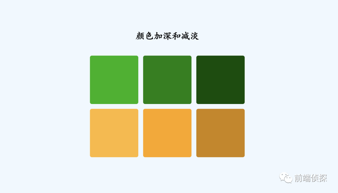 三,颜色的加深和减淡