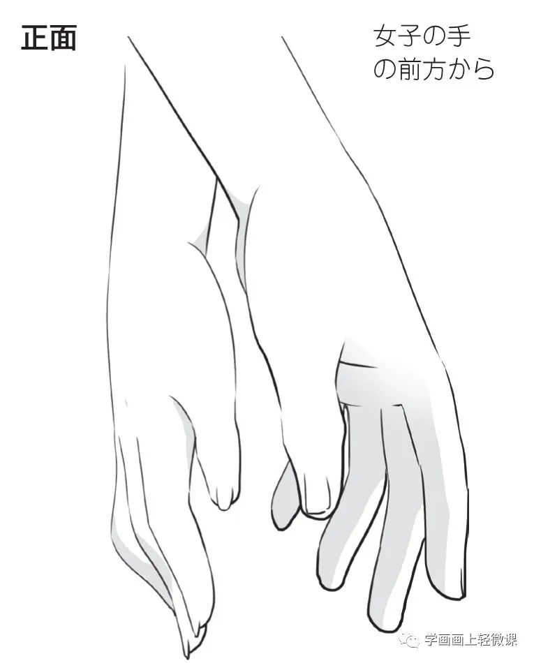 注意,男生这时一般会故意把头扭向别的方向,然后伸手试图抓住女生的手