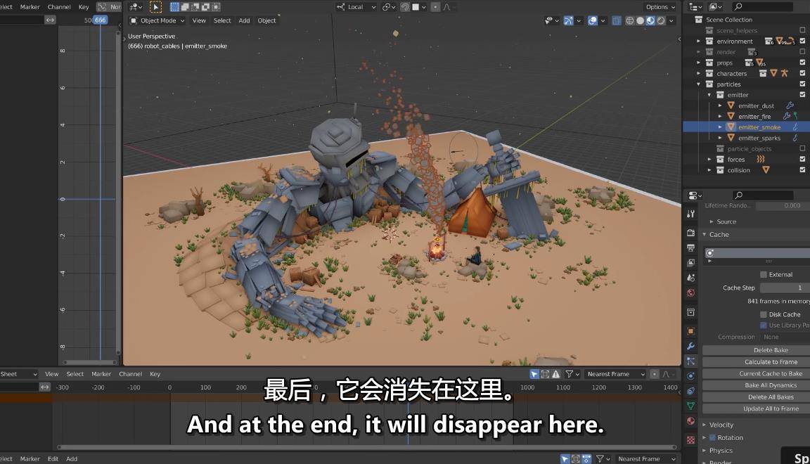 在Blender中创建惊人的低多边形动画 Blender教程-第8张