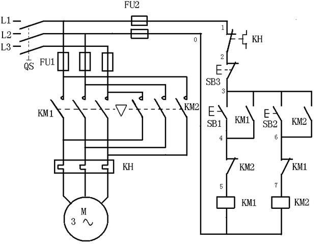 双控交流接触器电路图图片