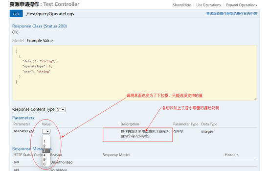 JAVA中自定义扩展Swagger的能力，自动生成参数取值含义说明，提升开发效率