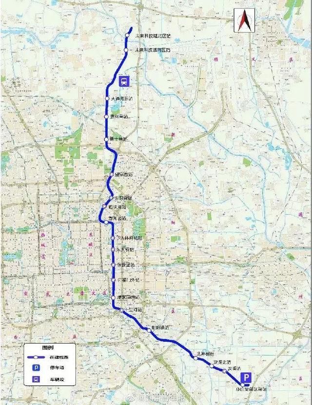 13号线ab线规划图_定了!北京地铁13号线一拆为二,新建地铁17号线