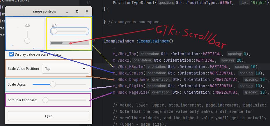 Start gtkmm 4 Programming (range controls)_