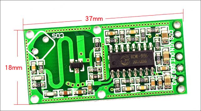 微波感应模块电路图微波人体运动检测模块