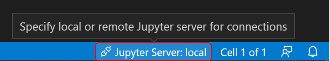 指定远程Jupyter服务器