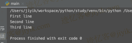 Python中逐行读取多行字符串