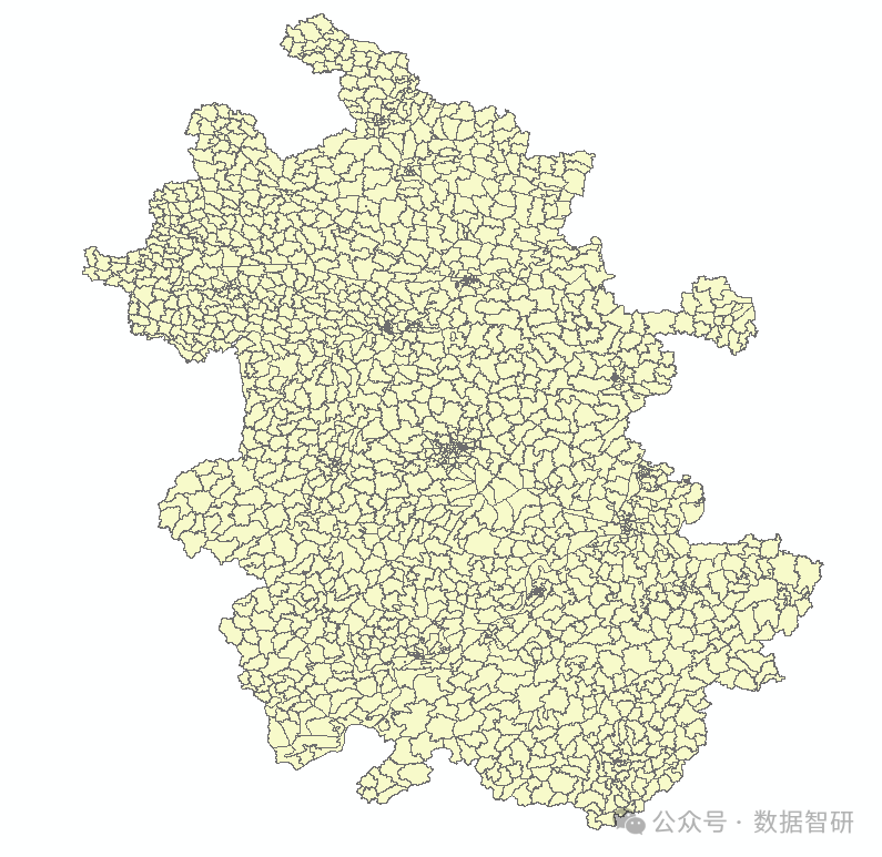 【数据分享】2024最新安徽省镇级行政区划矢量shp
