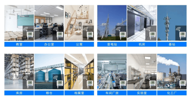 WiFi无线组网温湿度实时监测系统