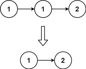 <span style='color:red;'>力</span><span style='color:red;'>扣</span>由浅至深 每日一<span style='color:red;'>题</span>.15 <span style='color:red;'>删除</span>排序<span style='color:red;'>链</span><span style='color:red;'>表</span><span style='color:red;'>中</span><span style='color:red;'>的</span><span style='color:red;'>重复</span><span style='color:red;'>元素</span>