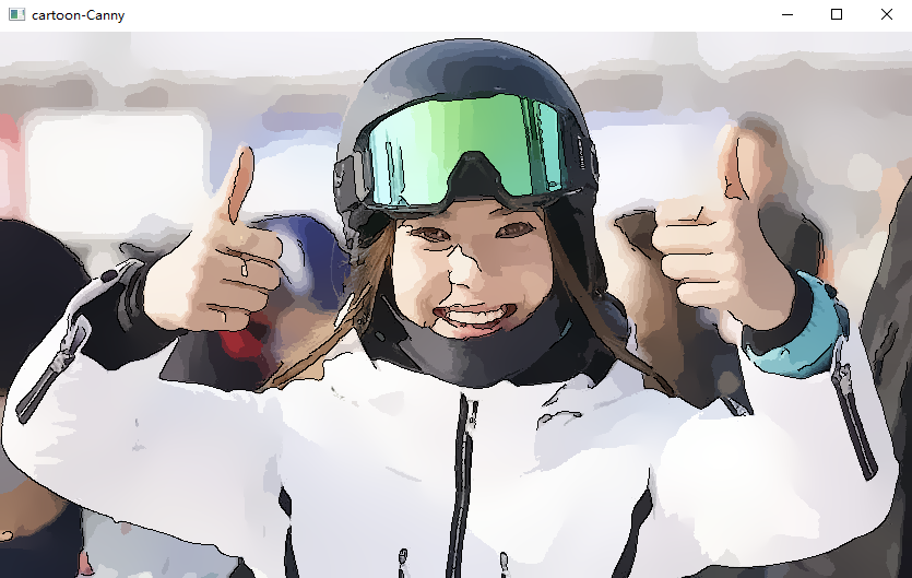 教你用Python画一个漫画版谷爱凌~