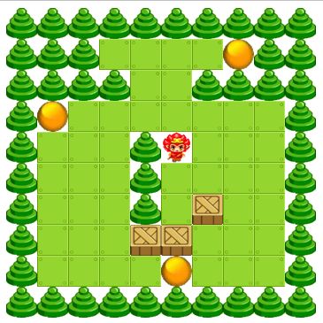 画二维数组地图0表示平地 1表示墙 2表示小人 3表示箱子 4表示目标var
