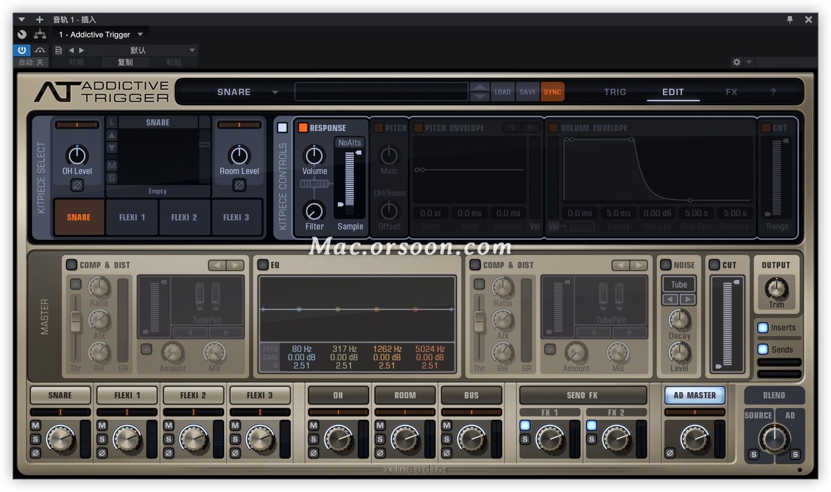 XLN Audio Addictive Trigger For Mac(智能鼓音替换工具)-CSDN博客