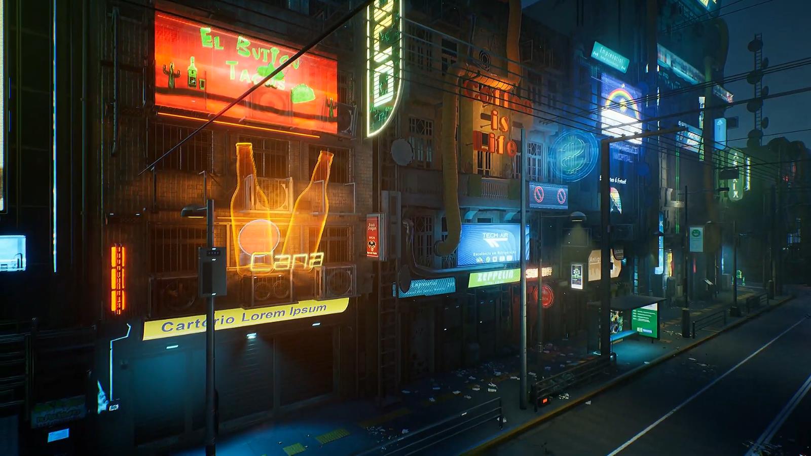 Ue4商城素材cyberpunk City Recife Environment 赛博朋克城市场景 云桥网络cg资源整理 程序员秘密 程序员秘密