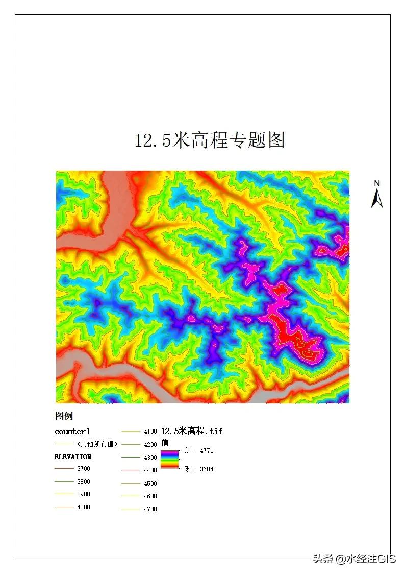 「干货」12.5米数字高程DEM专题图制作教程