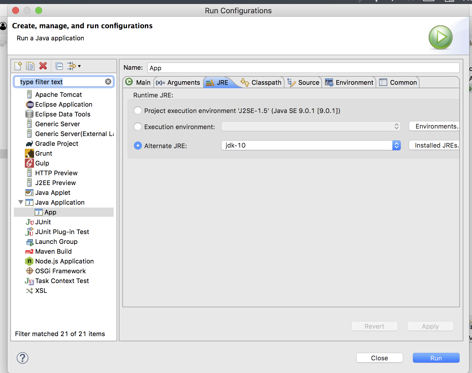 Java Eclipse Oxygen 如何在eclipse Oxygen中设置java 10 二价铜的博客 Csdn博客