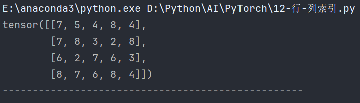 <span style='color:red;'>PyTorch</span><span style='color:red;'>张</span><span style='color:red;'>量</span><span style='color:red;'>索引</span>