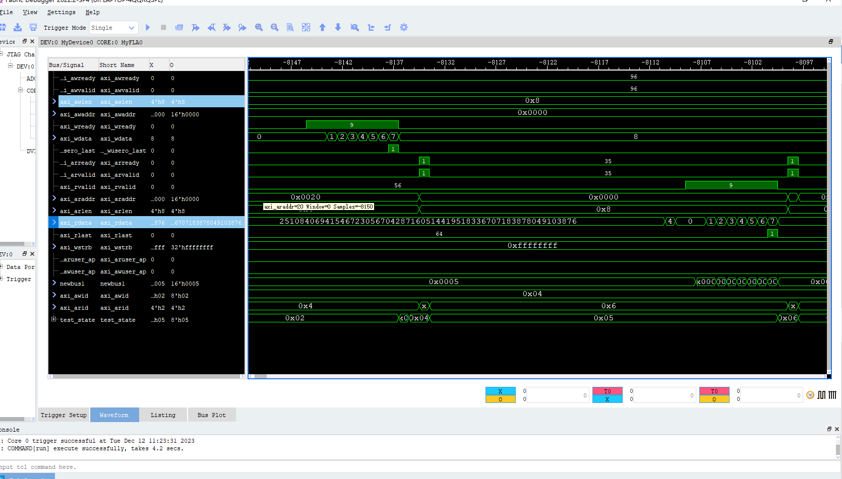 紫光FPGA DDR3 IP使用和注意事项（axi4协议）