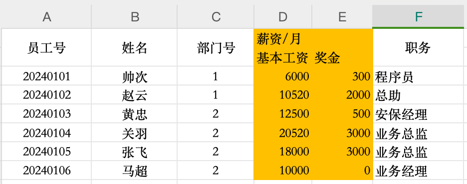 不属于第一范式