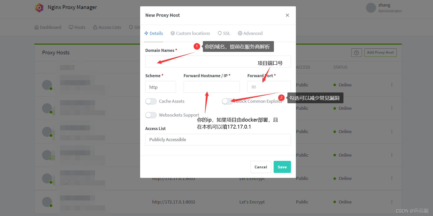 阿里云+Nginx Proxy Manager 设置二级域名