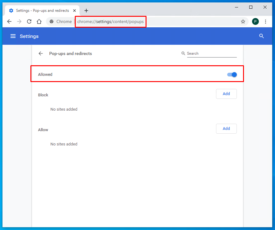 如何在所有瀏覽器的chromefirefoxedgeoperasafari上禁用彈出窗口阻止