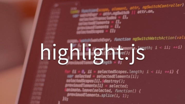 highlight.js - Free and open source tool library for highlighting and beautifying code on web pages
