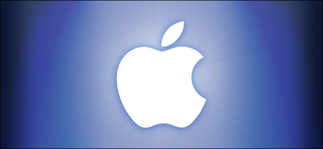 The Apple logo.