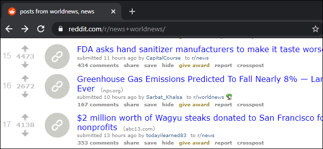 Reddit News Feed