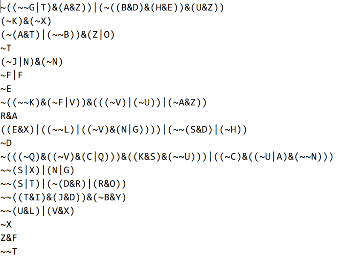 基于python实现通过真值表判断一个逻辑表达式_编写程序,识别输入的逻辑表达式是什么-CSDN博客