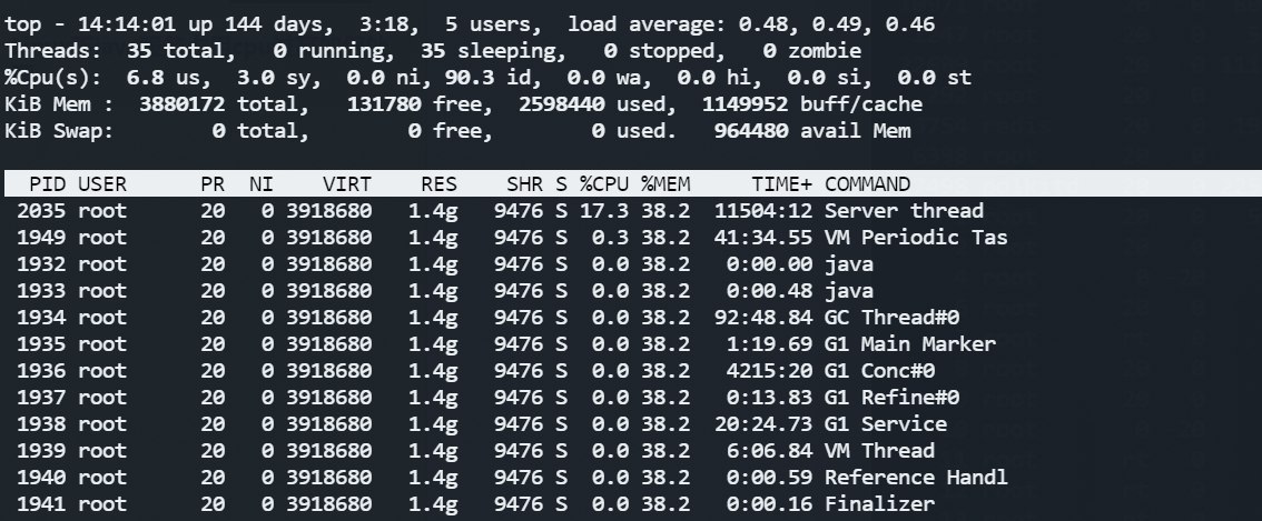 Linux下java服务占用cpu过高如何处理