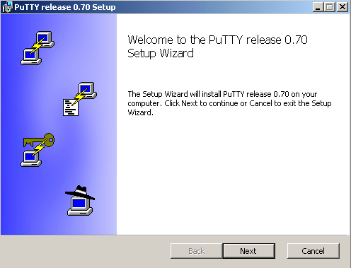 Install Pscp