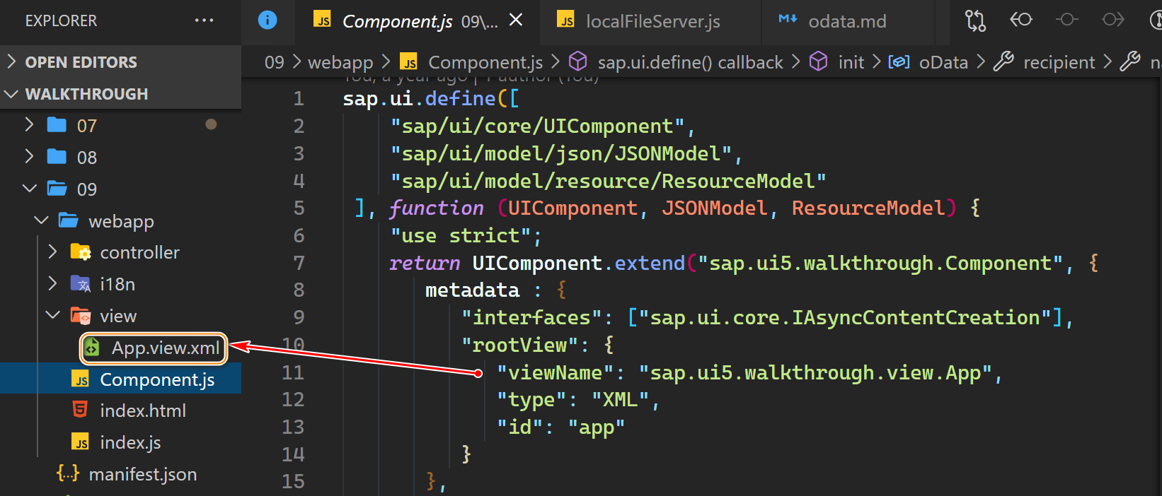 133. SAP UI5 应用元数据文件 manifest.json 的加载和解析原理讲解