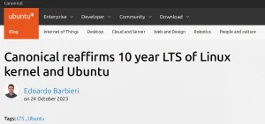 Ubuntu LTS 坚持 10 年更新不动摇