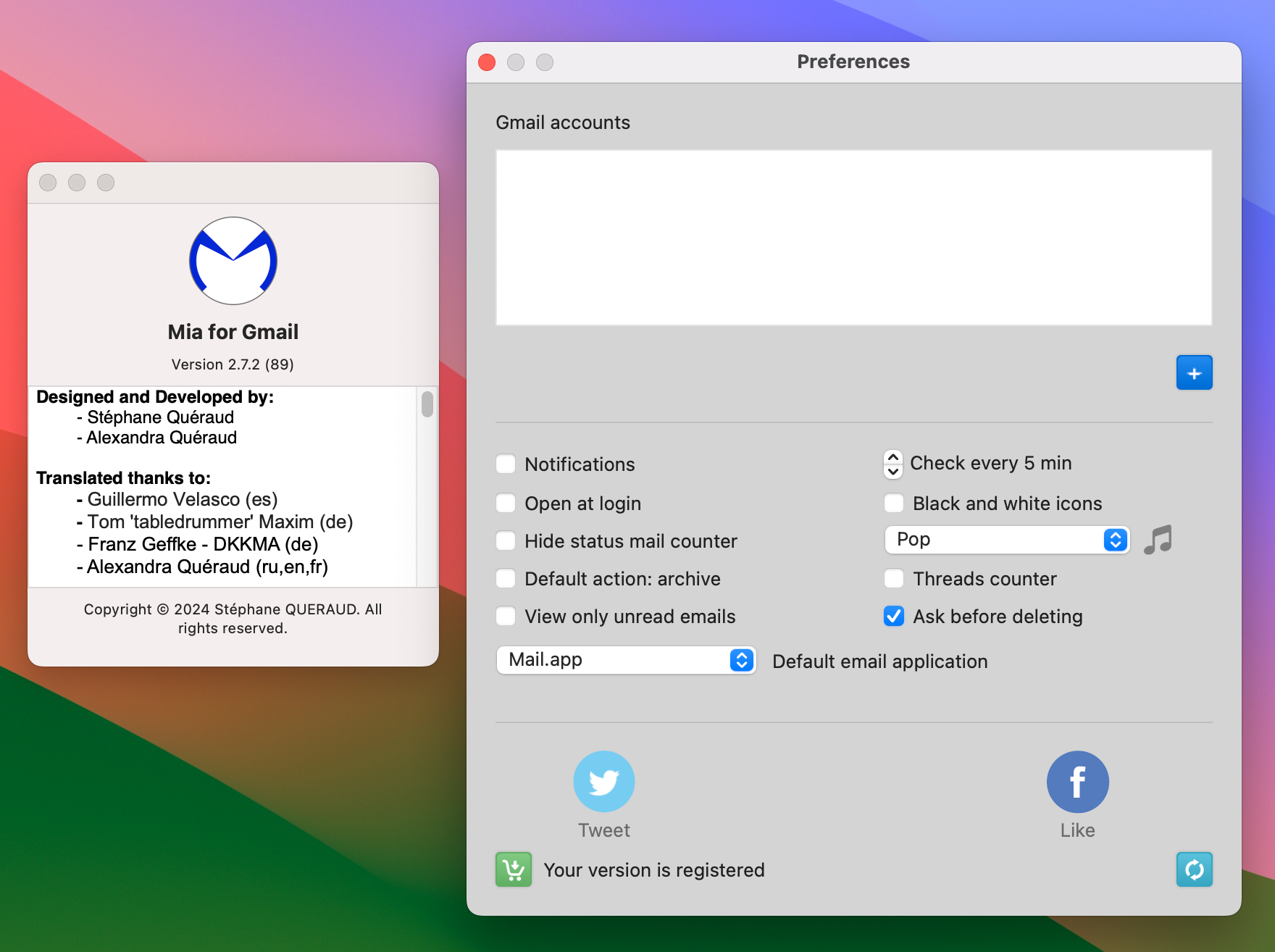 Mia for Gmail for Mac v2.7.2 - 邮件管理软件