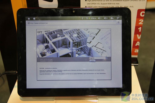 android平板芯片,RK29芯片平板搭载Android2.3 CES现场评测