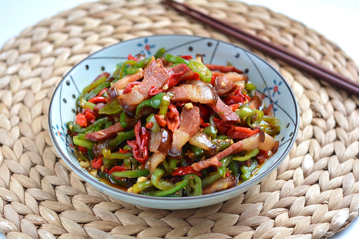 辣椒炒腊肉,下饭神器呀