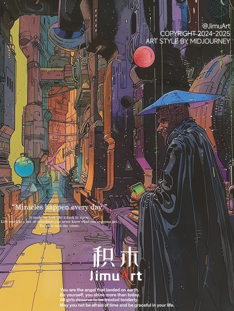 Midjourney每日艺术家分享｜By Moebius