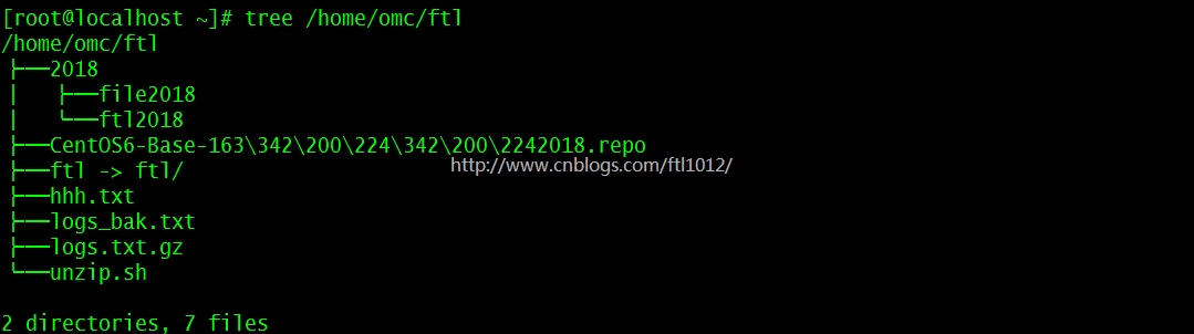 linux+tree+输出顺序,Linux tree命令详解-CSDN博客