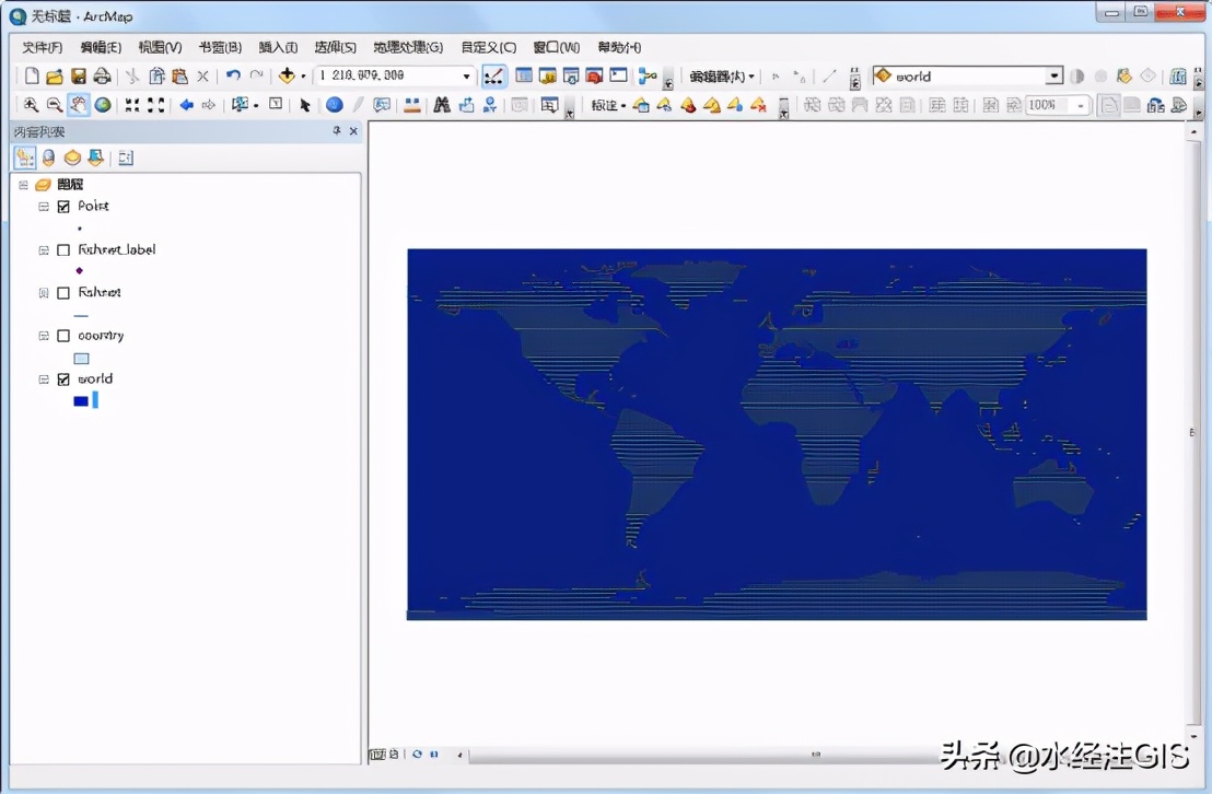 如何使用ArcGIS制作新闻1+1演播室点阵地图？