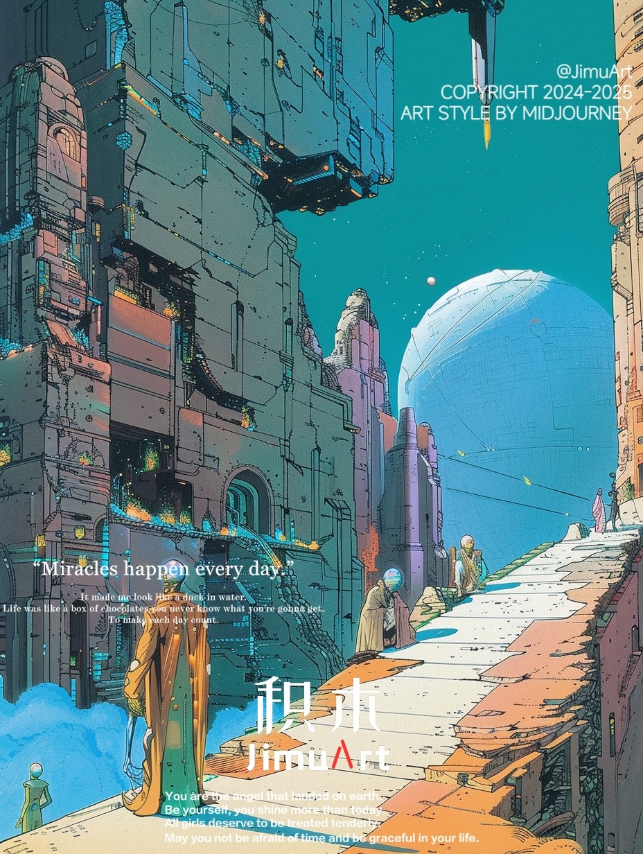 Midjourney每日艺术家分享｜By Moebius