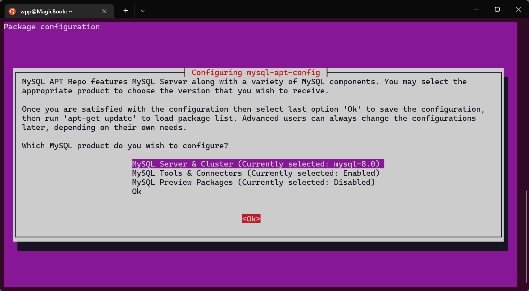 Debian GNU/Linux apt 命令行安装 MySQL 8.0_debian mysqlaptconfigCSDN博客