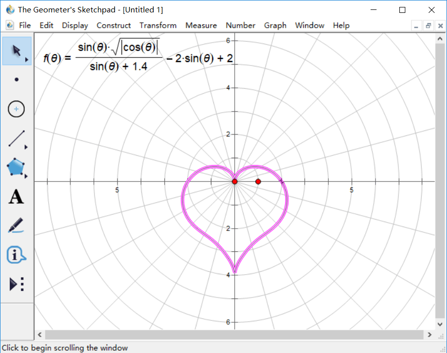 心形函数用计算机怎么画,怎么用几何画板画爱心,真神奇!_clever liu的