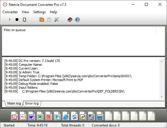 功能强大的多功能文档转换工具Neevia Document Converter Pro 7.5.0.241