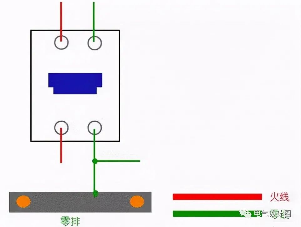 跟头闸接法示意图图片