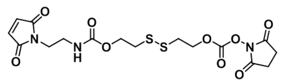马来酰亚胺-二硫键-活性酯；MAL-SS-NHS结构式