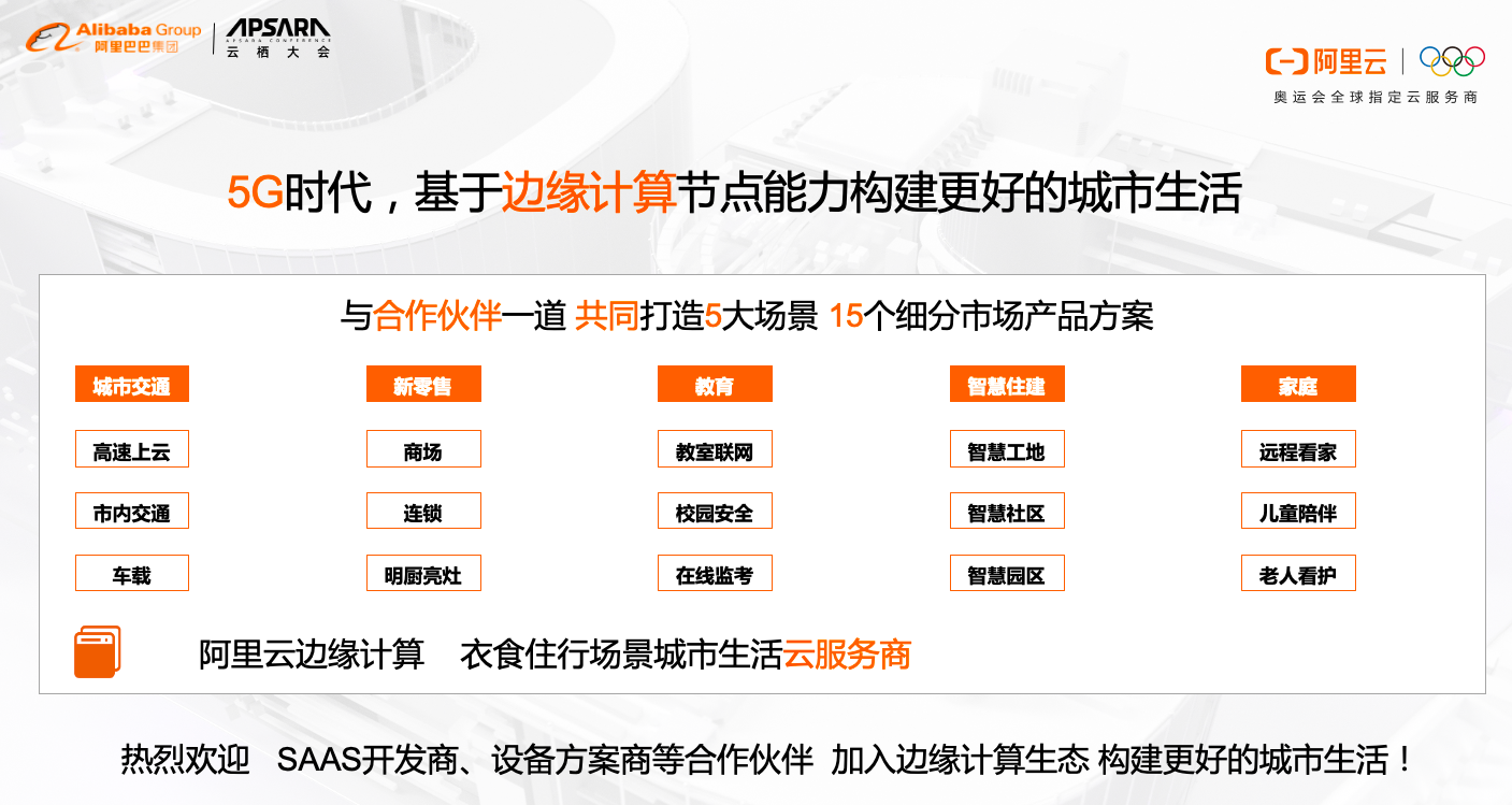 阿里云发布边缘计算视频上云解决方案 为海量视图处理提供城市级云基础设施