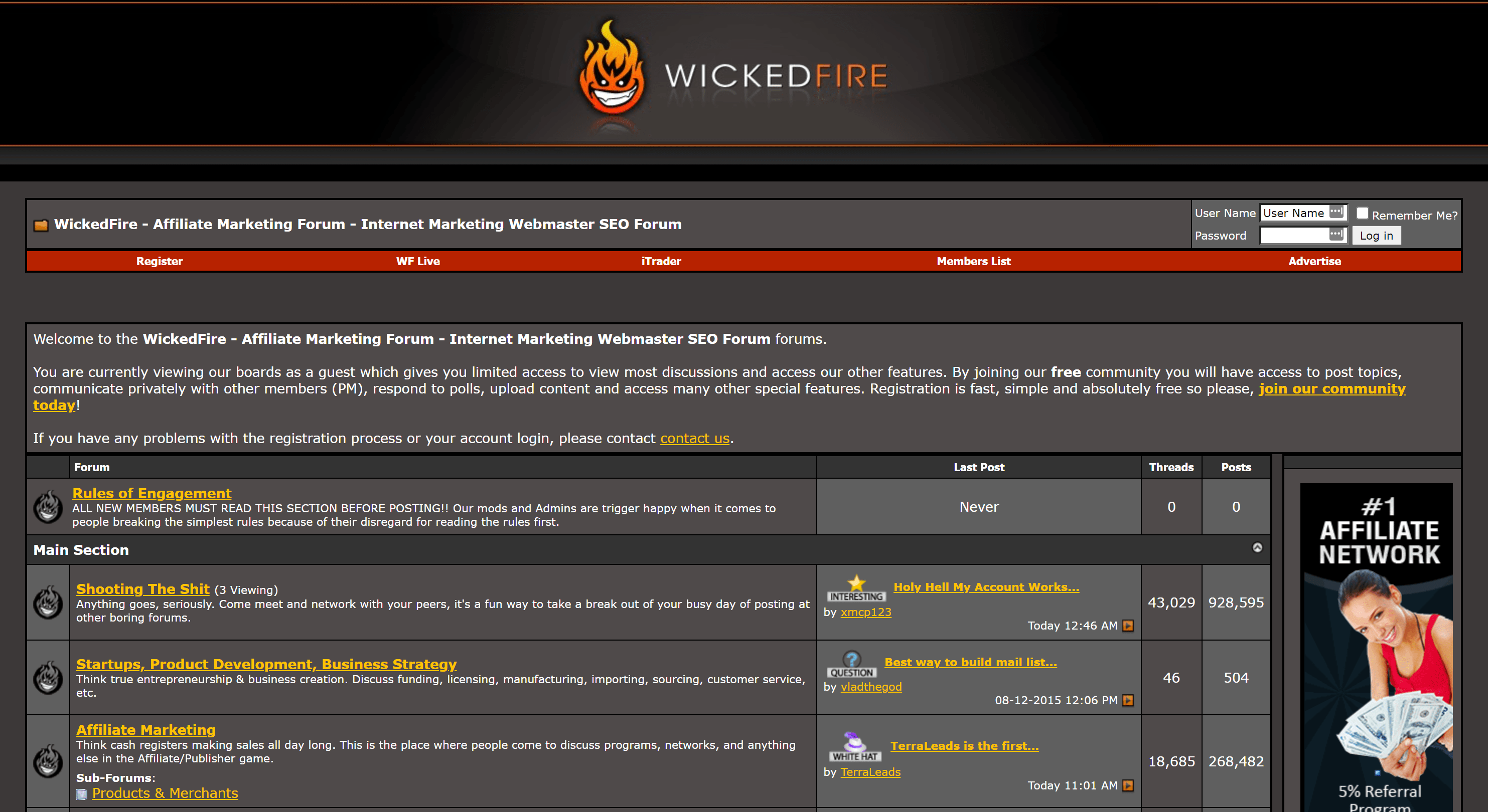 Wickedfire 联盟营销论坛