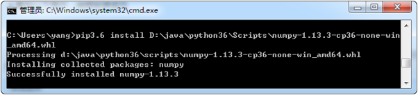 python怎么安装numpy