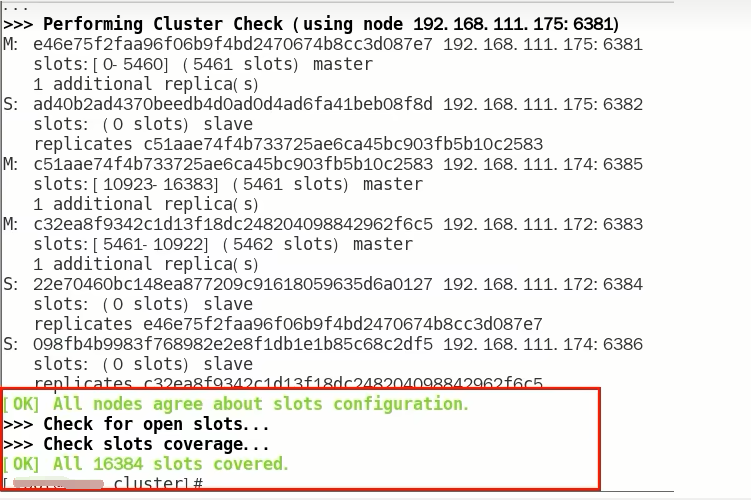 找3台真实虚拟机,各自新建mkdir -p /myredis/cluster新建6个独立的